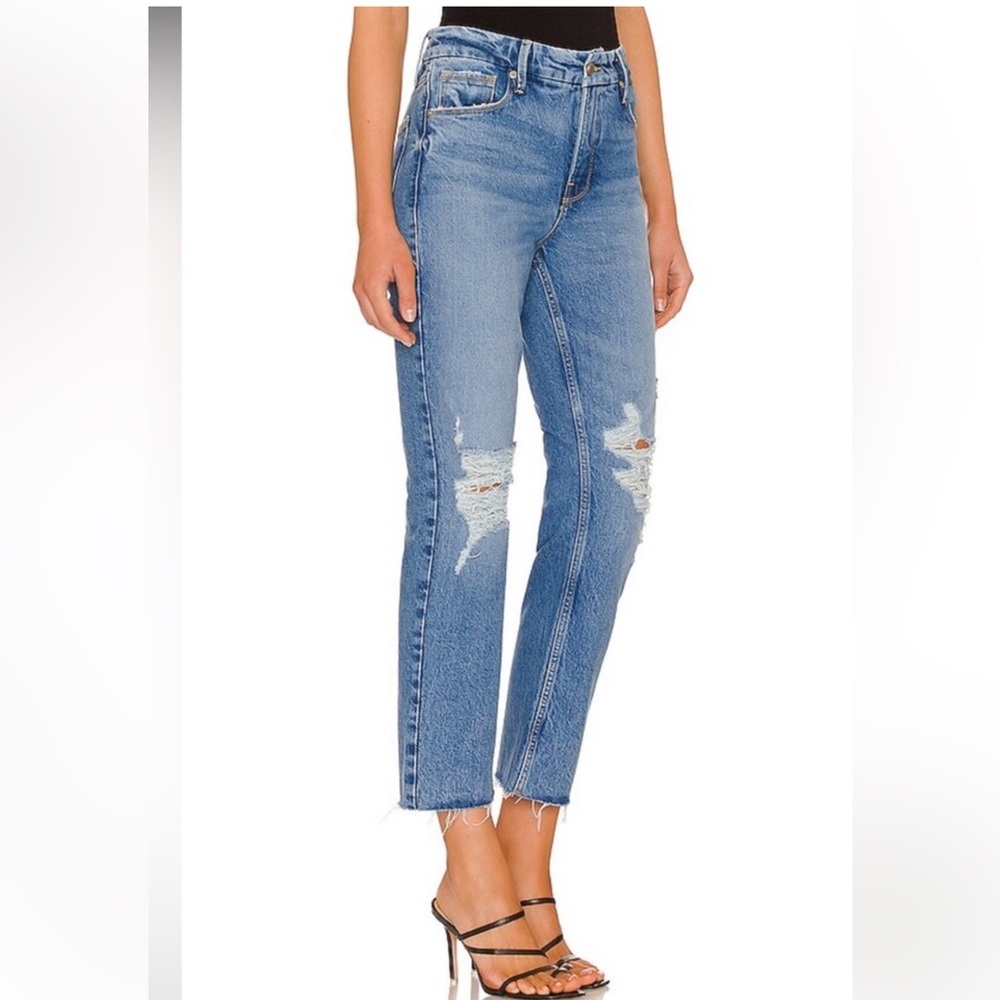 Good American Good Icon Crop Jeans - Picture 4 of 11